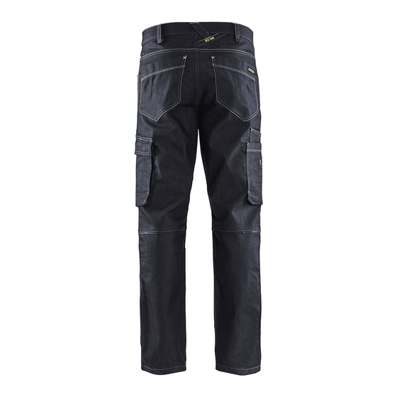 Blaklader 1439 Denim Stretch Service Trousers - Workwear Nation Ltd