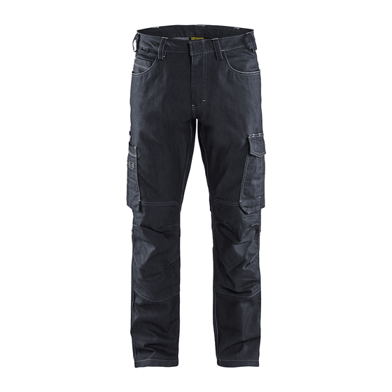 Blaklader 1439 Denim Stretch Service Trousers - Workwear Nation Ltd