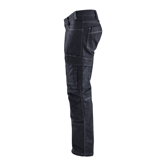Blaklader 1439 Denim Stretch Service Trousers - Workwear Nation Ltd