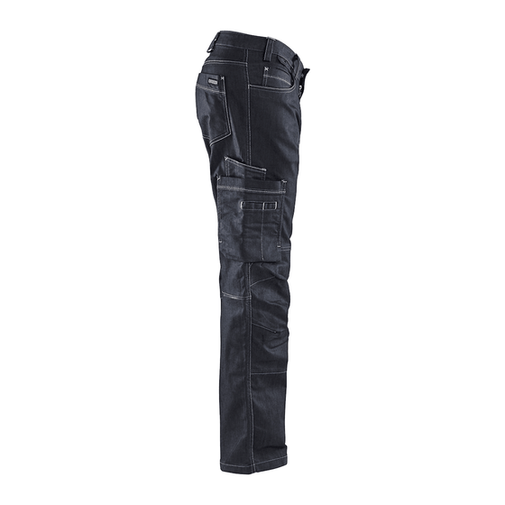 Blaklader 1439 Denim Stretch Service Trousers - Workwear Nation Ltd