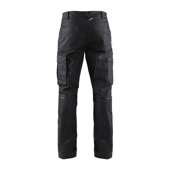 Blaklader 1439 Denim Stretch Service Trousers - Workwear Nation Ltd