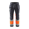 Blaklader 1558 Hi-Vis Kneepad Stretch Trousers