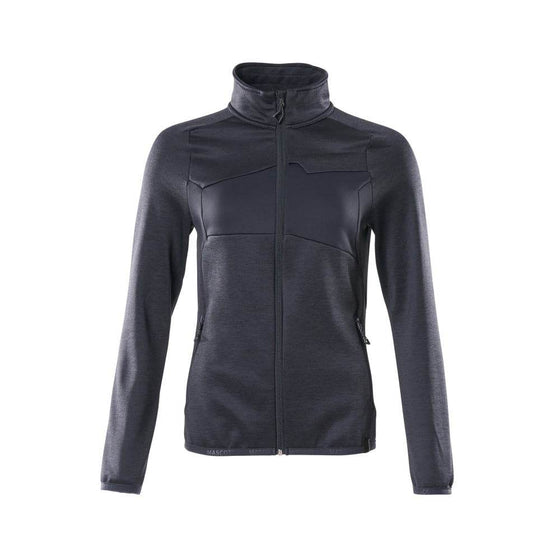Mascot ACCELERATE 18153 Women's Fleece Jumper with Zipper Dark Navy XL - Workwear Nation Ltd