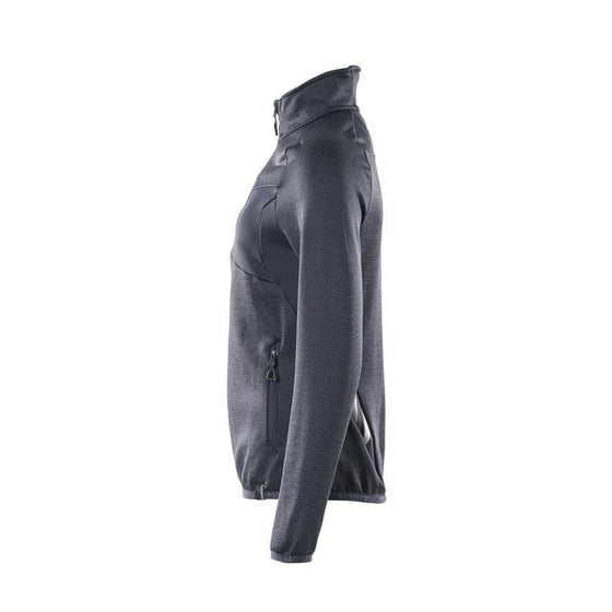 Mascot ACCELERATE 18153 Women's Fleece Jumper with Zipper Dark Navy XL - Workwear Nation Ltd