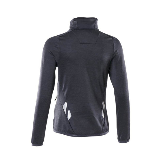 Mascot ACCELERATE 18153 Women's Fleece Jumper with Zipper Dark Navy XL - Workwear Nation Ltd