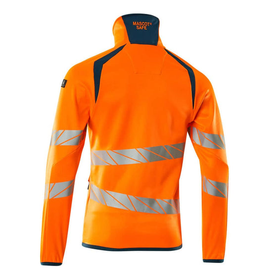 Mascot ACCELERATE SAFE 19103 Hi-Vis Fleece Jumper with Zipper