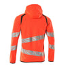 Mascot ACCELERATE SAFE 19284 Hi-Vis Hoodie with Zipper