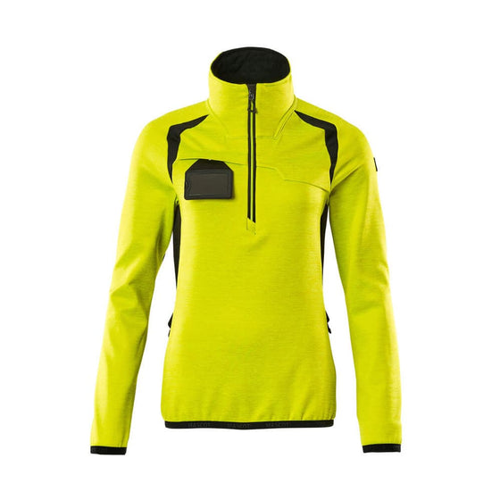 Mascot ACCELERATE SAFE 19353 Women's Hi-Vis Fleece Jumper with Half-Zip