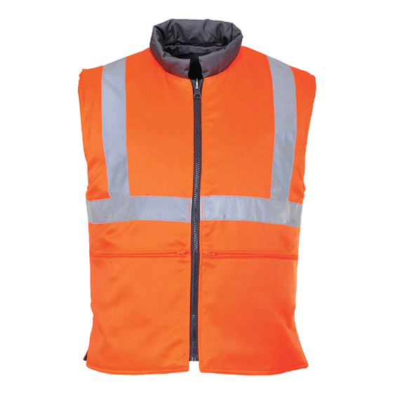 Portwest RT44 Hi-Vis Reversible Bodywarmer