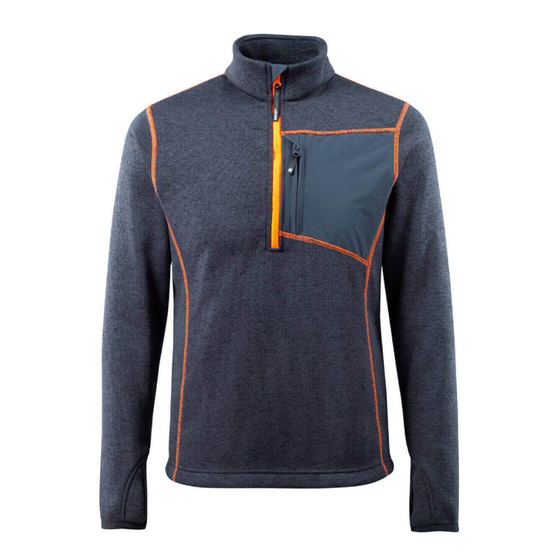 Mascot 50149 Half Zip Knitted Jumper Dark Navy / Large