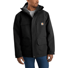  Carhartt 105002 Water Repellent Wind Fighter Jacket Black / 2XL