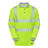 PULSAR LIFE LFE925 NB Hi-Vis Long Sleeve Yellow Polo Shirt - Workwear Nation Ltd