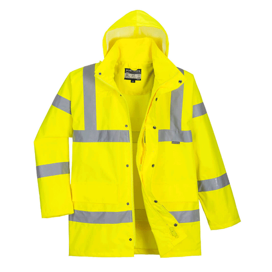 Portwest RT60 Hi-Vis Breathable Waterproof Traffic Jacket