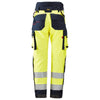 Snickers 6663 ProtecWork, Insulated Trousers Hi-Vis Class 2
