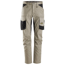  Snickers 6803 AllroundWork, Stretch Trousers without Knee Pockets Khaki