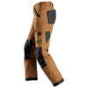 Snickers 6324 AllroundWork, Canvas+ Stretch Work Trousers+ Brown