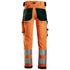Snickers 6343 High-Vis Class 2 Stretch Trousers - 41" Waist, 32" Leg