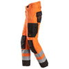 Snickers 6630 High-Vis Class 2 Waterproof 37.5® 2-Layer Light Padded Trousers