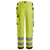 Snickers 6734 High-Vis Class 2 Women's Stretch Trousers Holster Pockets