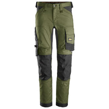  Snickers 6341 AllroundWork, Stretch Trousers Khaki Green