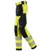 Snickers 6943 Hi-Vis Class 2 Stretch Work Trousers Holster Pockets