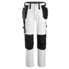 Snickers 6271 AllroundWork 4-Way Stretch Holster Pockets Trousers White