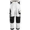Snickers 6351 AllroundWork Stretch Pantalon de travail coupe ample Blanc