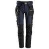 Snickers 6972  FlexiWork, Work Trousers+ Detachable Holster Pockets Navy Blue