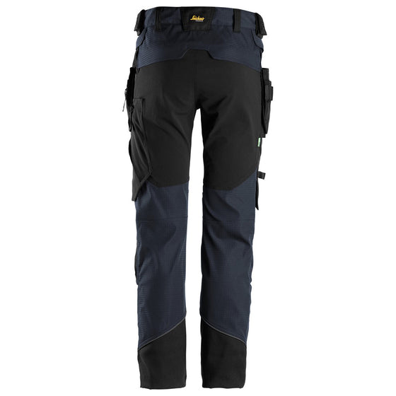 Snickers 6972  FlexiWork, Work Trousers+ Detachable Holster Pockets Navy Blue