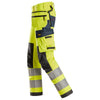 Snickers 6268 ProtecWork Stretch Work Trousers Holster Pockets, High-Vis Class 2
