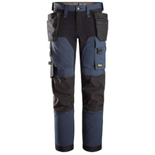  Snickers 6275 AllroundWork, 4-way Stretch Trousers Holster Pockets Navy Blue
