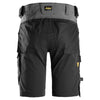 Snickers 6173 AllroundWork 4-Way Stretch Shorts Steel Grey / Black / 48 (33" Waist) 