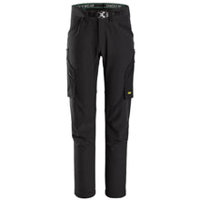  Snickers 6873 FlexiWork Full-Stretch Trousers without Knee Pockets Black / Snickers Size 104 (36" Waist, 30" Leg)