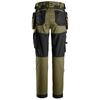 Snickers 6247 Khaki Green AllroundWork Women's Stretch Trousers Holster Pockets