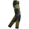 Snickers 6247 Khaki Green AllroundWork Women's Stretch Trousers Holster Pockets