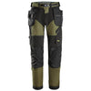 Snickers 6902 FlexiWork, Kneepad Holster Pocket Work Trousers Khaki Green - Workwear Nation Ltd