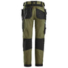 Snickers 6902 FlexiWork, Kneepad Holster Pocket Work Trousers Khaki Green - Workwear Nation Ltd