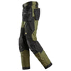 Snickers 6902 FlexiWork, Kneepad Holster Pocket Work Trousers Khaki Green - Workwear Nation Ltd
