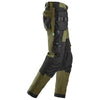 Snickers 6902 FlexiWork, Kneepad Holster Pocket Work Trousers Khaki Green - Workwear Nation Ltd