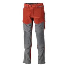  Mascot 22279 Ultimate Stretch Click System Pocket Trousers Autumn Red / Stone Grey