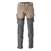  Mascot 22279 Ultimate Stretch Click System Pocket Trousers Dark Sand / Stone Grey