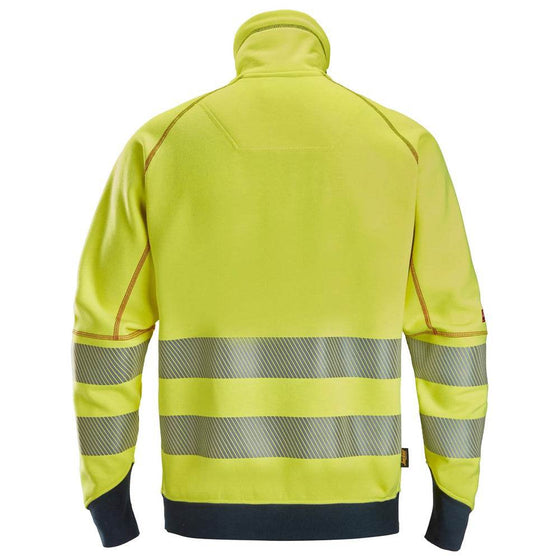 Snickers 2868 ProtecWork Arc Full Zip Sweater, High-Vis Class 3 - Workwear Nation Ltd