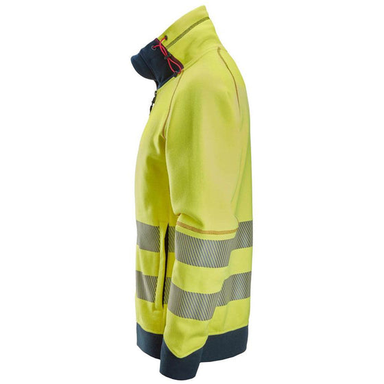 Snickers 2868 ProtecWork Arc Full Zip Sweater, High-Vis Class 3 - Workwear Nation Ltd