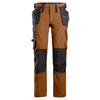 Snickers 6271 AllroundWork, Full Stretch Trousers Holster Pockets, Brown