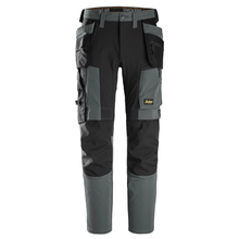  Snickers 6218 AllroundWork Holster Pocket 4-Way Stretch Trousers Steel Grey