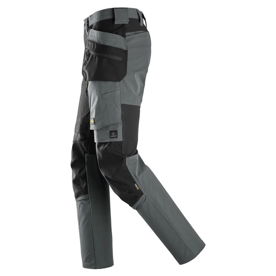 Snickers 6218 AllroundWork Holster Pocket 4-Way Stretch Trousers Steel Grey