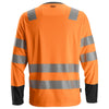 Snickers 2433 High-Vis Class 2, Long Sleeve T-Shirt