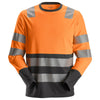 Snickers 2433 High-Vis Class 2, Long Sleeve T-Shirt