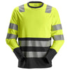 Snickers 2433 High-Vis Class 2, Long Sleeve T-Shirt