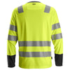 Snickers 2433 High-Vis Class 2, Long Sleeve T-Shirt